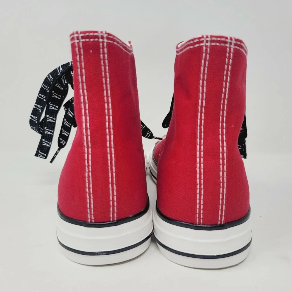 Jenn Ardor Sneakers Women's Sz 9.5 M High Top Red Canvas